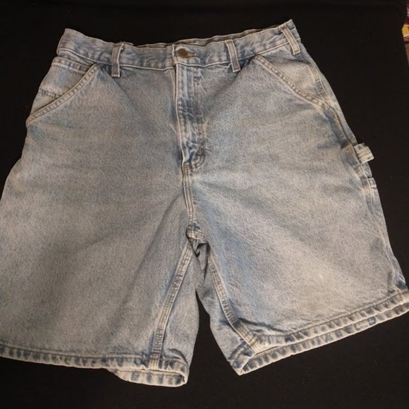 Vintage Carhartt Denim Work Shorts Other - Carhartt Denim Work Shorts